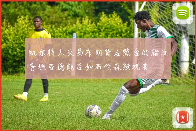 凯尔特人交易布朗背后隐含的赌注普理查德能否如布伦森般蜕变